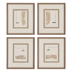 Quadro Abstrato Para Pintura 4/M 44 X 50 Cm (4 Unidades)