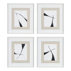 Quadro Abstrato Para Pintura 4/M 44 X 50 Cm (4 Unidades)