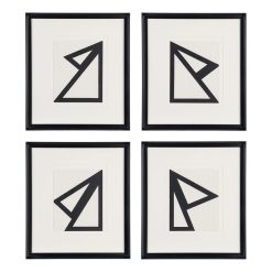 Quadro Abstrato Para Pintura 4/M 44 X 50 Cm (4 Unidades)