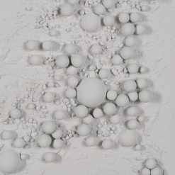 Alternative view of Quadro Abstrato Quadrado Branco Em Tela Ps, 90 X 120 Cm