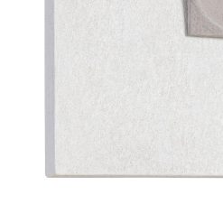 Alternative view of Quadro Branco-Cinza Mdf- Decoração. 80X4X80Cm