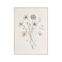 Alternative view of Quadro De Flores 2/M Em Madeira Impressa, 51,50 X 3,50 X 71,50 Cm (2 Unidades)
