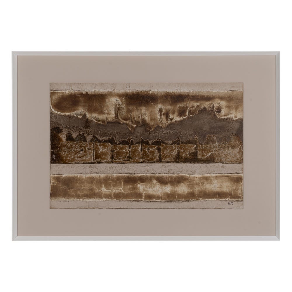 Quadro De Pintura Abstrata 88,50 X 4 X 124,50 Cm