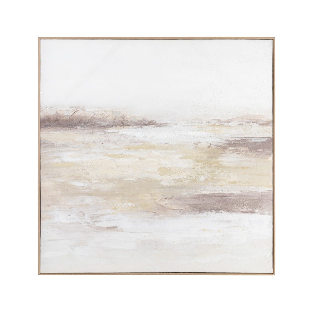 Quadro De Pintura Abstrata Multicolorida 120 X 4,50 X 120 Cm