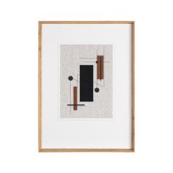 Alternative view of Quadro Decorativo Impresso Em Madeira, 2 Unidades, 52 X 3 X 72 Cm (2 Unidades)