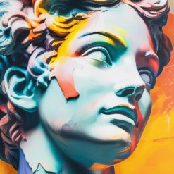 Alternative view of Quadro Decorativo Impresso Em Madeira E Vidro, 123 X 3,50 X 83 Cm