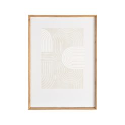 Alternative view of Quadro Em Relevo 3/M Em Madeira Branca 52,50 X 3,50 X 72 Cm (3 Unidades)