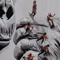 Alternative view of Quadro Gorilla Canvas Decoração. 80X80Cm