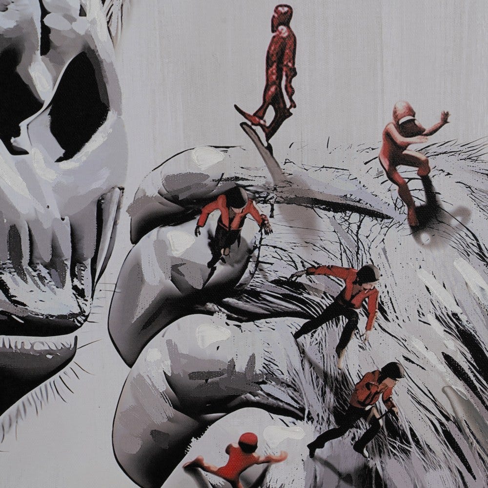 Quadro Gorilla Canvas Decoração. 80X80Cm - Image 2