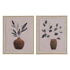 Quadro Para Pintura Planta 2/M Decoração. 40 X 2,60 X 50 Cm (2 Unidades)