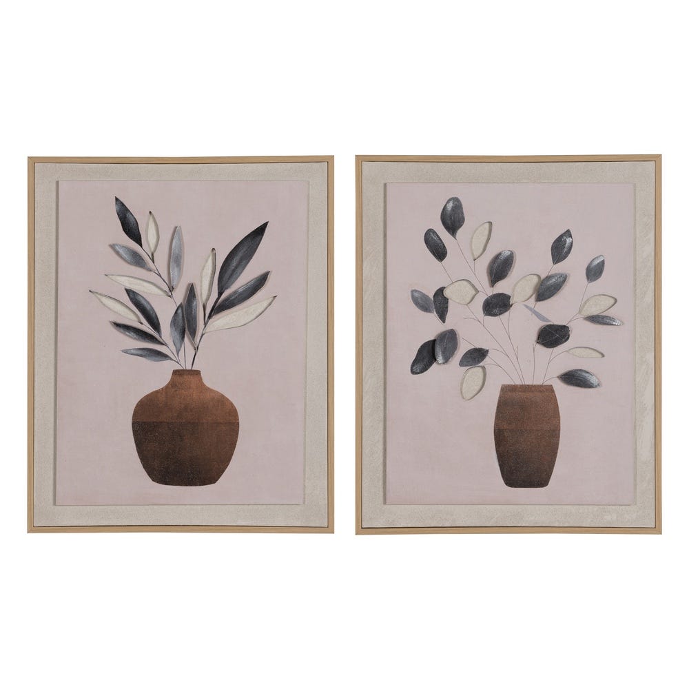 Quadro Para Pintura Planta 2/M Decoração. 40 X 2,60 X 50 Cm (2 Unidades)