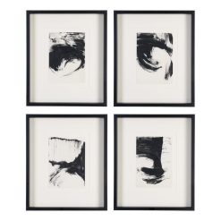 Quadro Pintura Abstrata 4/M 50 X 60 Cm (4 Unidades)