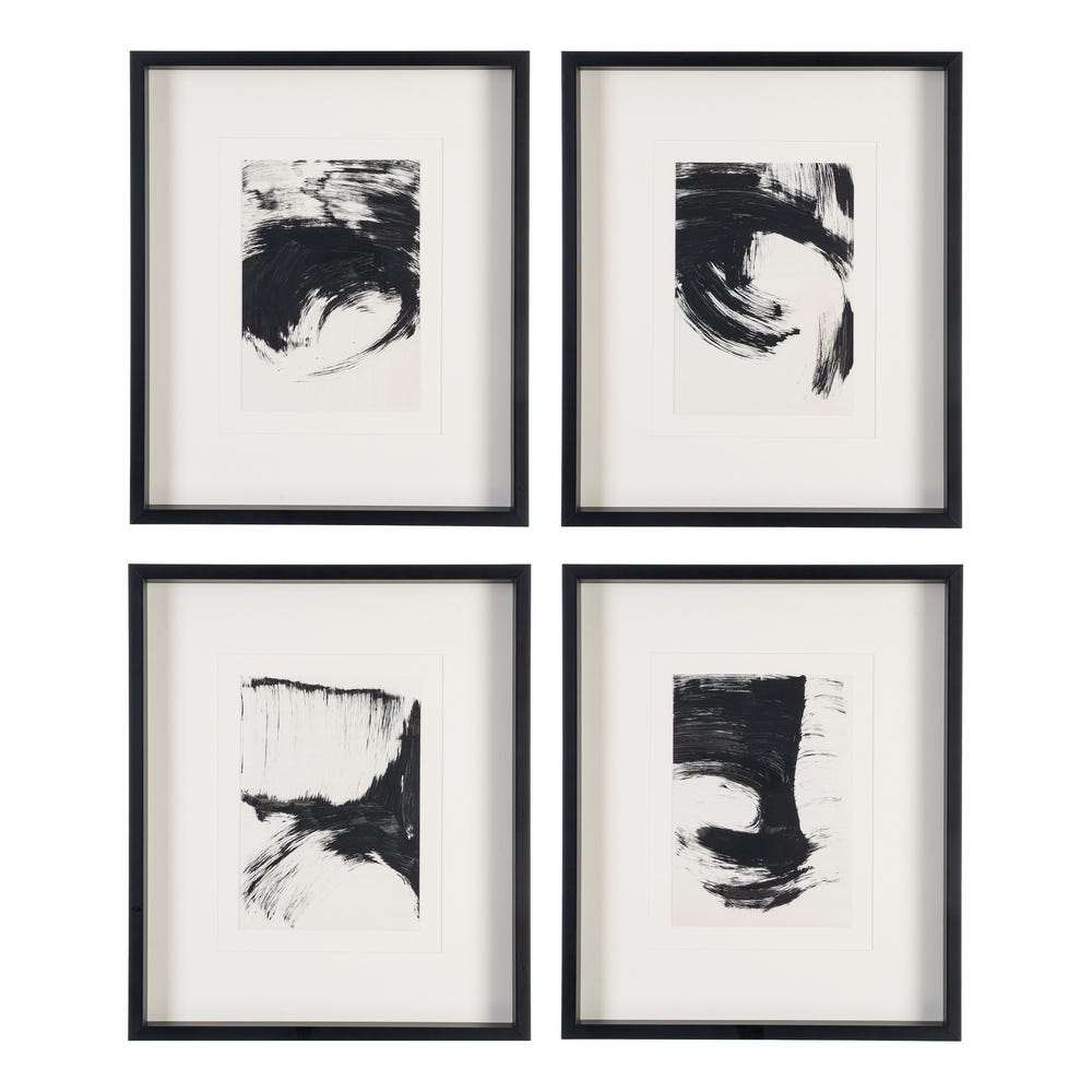 Quadro Pintura Abstrata 4/M 50 X 60 Cm (4 Unidades)