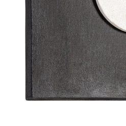 Alternative view of Quadro Preto-Branco Mdf- Decoração. 80X4X80Cm