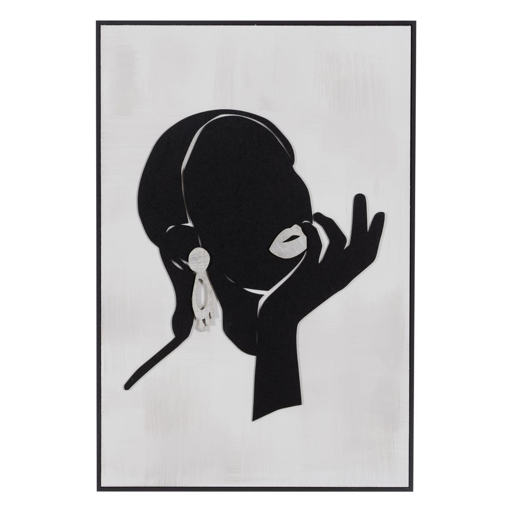 Quadro Relevo 2/M Madeira Decoração. 40 X 60 Cm (2 Unidades) - Image 2