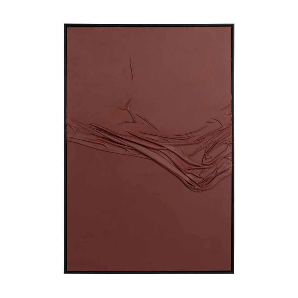 Quadro Relevo Canvas Decoração. 83X123Cm