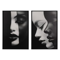 Quadro Stampato 2/M Marrom Madeira 40 X 3 X 60 Cm (2 Unidades)