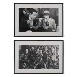 Quadro Stampato 2/M Marrom Madeira 60 X 3 X 40 Cm (2 Unidades)