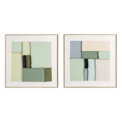 Quadro Texture Paint 2/M Multicolor 60 X 3,80 X 60 Cm (2 Unidades)