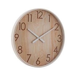 Alternative view of Relógio Decorativo Madeira Natural. 60 X 60 X 5,50 Cm