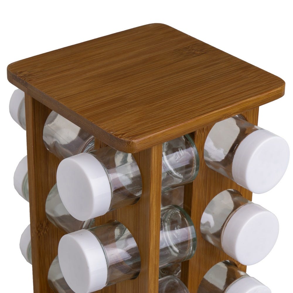 S/12 Porta Condimento Bambu Nogueira 15 X 15 X 23 Cm (2 unidades) - Image 2
