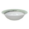 Saladeira Verde Porcelana Cozinha 25 X 25 X 6