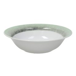 Saladeira Verde Porcelana Cozinha 25 X 25 X 6