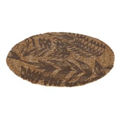 Alternative view of Salvamantel Impreso Marrón Fibra 38 X 38 Cm (4 unidades)