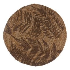 Salvamantel Impreso Marrón Fibra 38 X 38 Cm (4 unidades)