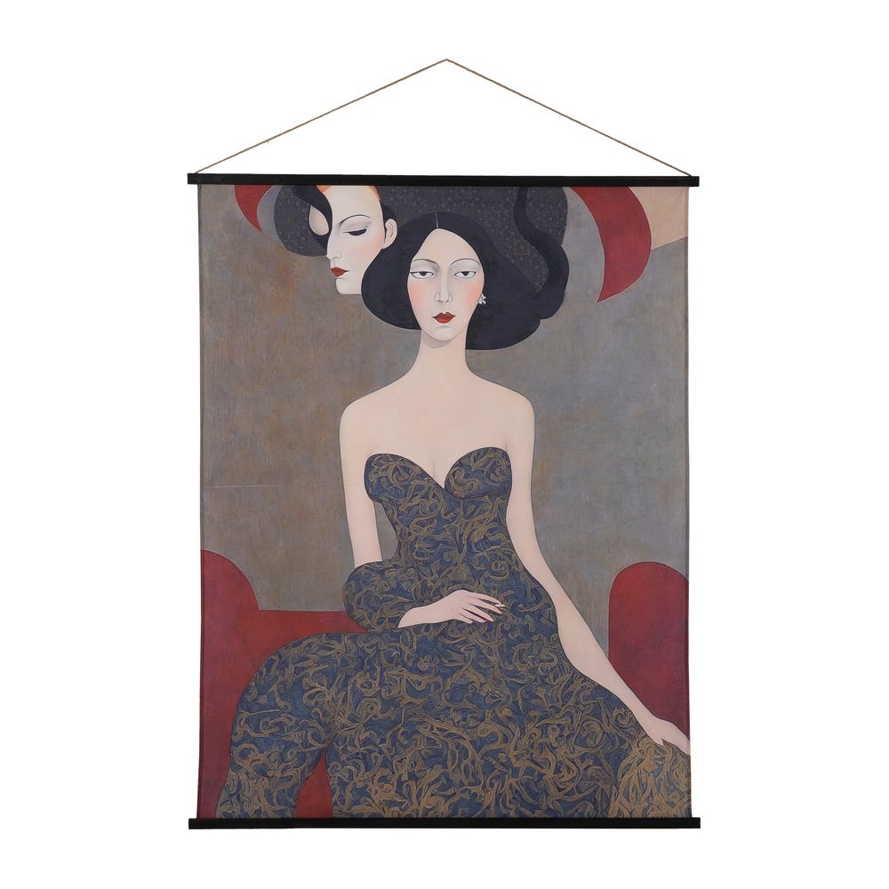 Tapeçaria Mulher Tído 125 X 1,70 X 160 Cm