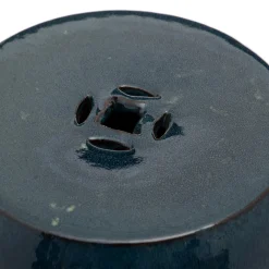 Alternative view of Banco Azul Cerâmica Decoração. 35x35x48cm