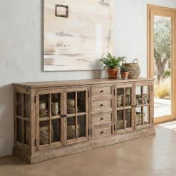 Aparador Madeira De Pinho Quarto 220 X 45 X 80 Cm