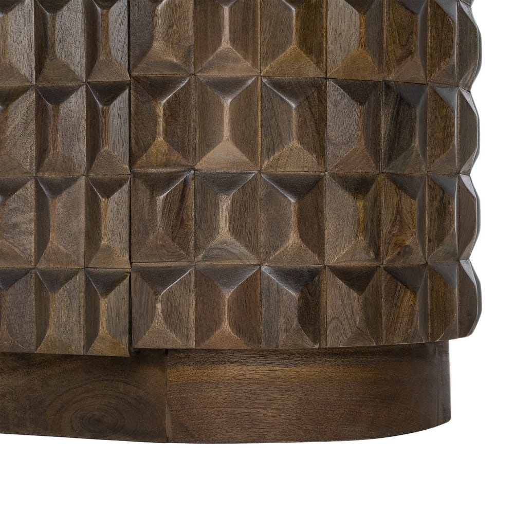 Aparador Madeira-Mármore para quarto, 154 x 40 x 76 cm - Image 5