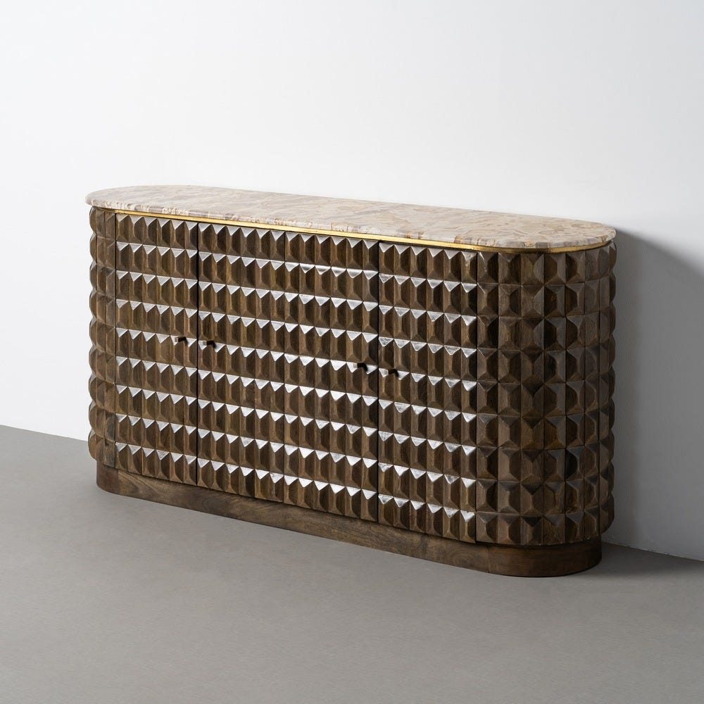 Aparador Madeira-Mármore para quarto