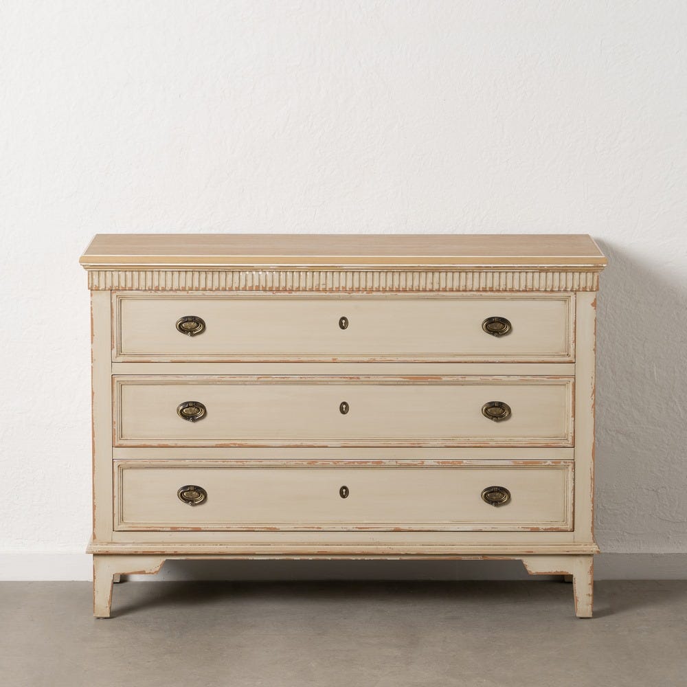 Aparador Madeira Natural-Creme 119,50 x 44,50 x 84 cm - Image 10