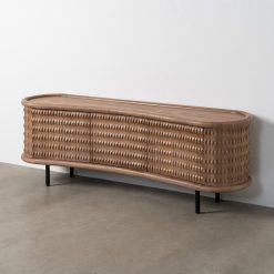 Aparador de madeira natural de manga Madeira