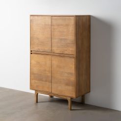 Armário em madeira natural estilo mangueira 90 x 45 x 145 cm