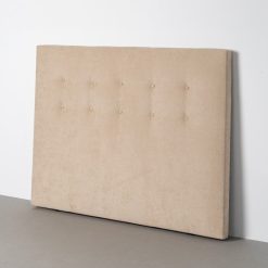 Alternative view of Cabeceira bege Quarto em tecido 165 x 8 x 125 cm