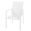 Cadeira Empilhável Alumínio Branco 62