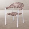 Cadeira Nadia Biscoito Alumínio Branco 56 X 59