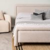 Cama de casal bege Tído
