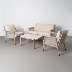 Conjunto Outdoor Jardim Aço-Palhinha Pe 1 Cm