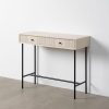 Consola de entrada em MDF creme - 90 x 35 x 75 cm
