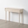 Consola de entrada em MDF creme - 90 x 35 x 75 cm
