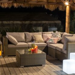 Alternative view of D'Angle Canapé Marlene Rotim Taupe 248 X 248 X 66 Cm