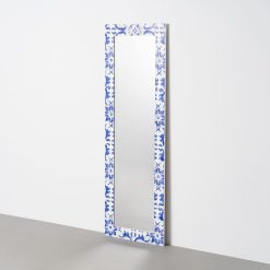 Alternative view of Espelho com Textura Madeira Branco-Azul Espelho 53 X 2 X 155 Cm