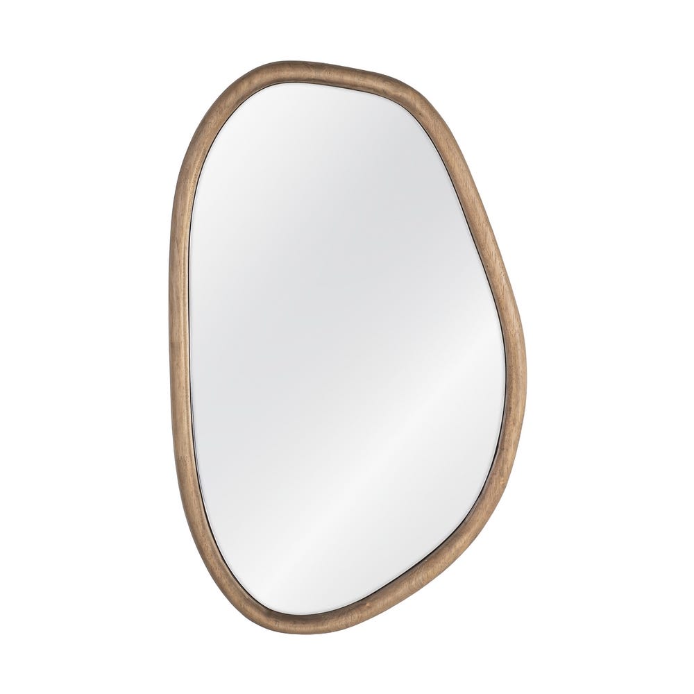 Espelho em Madeira Natural Madeira Decoração. 38