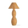 Lampada Chão Natural Rotim Iluminação 70 X 70 X 138 Cm