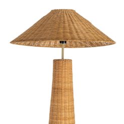 Alternative view of Lampada Chão Natural Rotim Iluminação 70 X 70 X 147 Cm