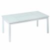 Mesa Agnes Dobrável Alumínio Branco 120 X 60 X 48